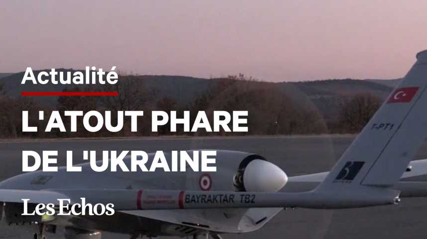 Illustration pour la vidéo 3 choses à savoir sur le drone qui a changé la face de la guerre en Ukraine