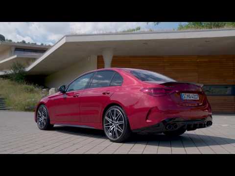 Mercedes-AMG C 43 4MATIC Saloon Design in hyantic red