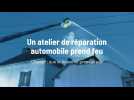 Troyes: un atelier de réparation automobile en feu dans la nuit