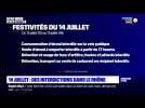 14 juillet : des interdictions dans le Rhône