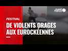 VIDÉO. Le festival des Eurockéennes de Belfort balayé par un violent orage