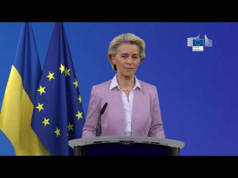 EU's von der Leyen urges Ukraine to speed anti-corruption reform