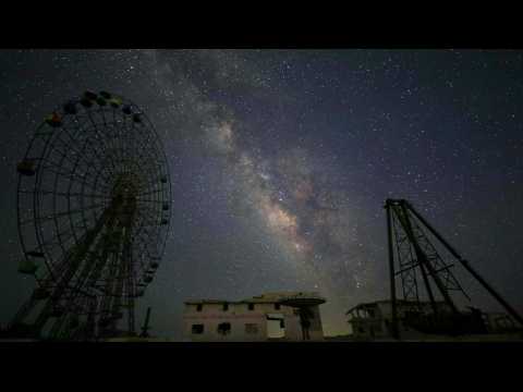 Milky Way glimmers over Syria's Idlib