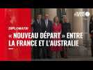 VIDÉO. « Nouveau départ » entre la France et l'Australie après la crise des sous-marins