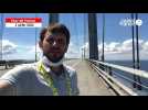 VIDÉO. Tour de France - « Sur le pont du Grand Belt, le vent souffle fort ! »