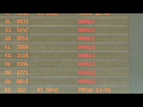 Situation stable at Paris' Roissy-Charles-de-Gaulle airport, dozens of flights cancelled