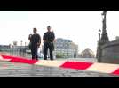 Tués sur le Pont-Neuf à Paris: reconstitution sur les lieux du drame