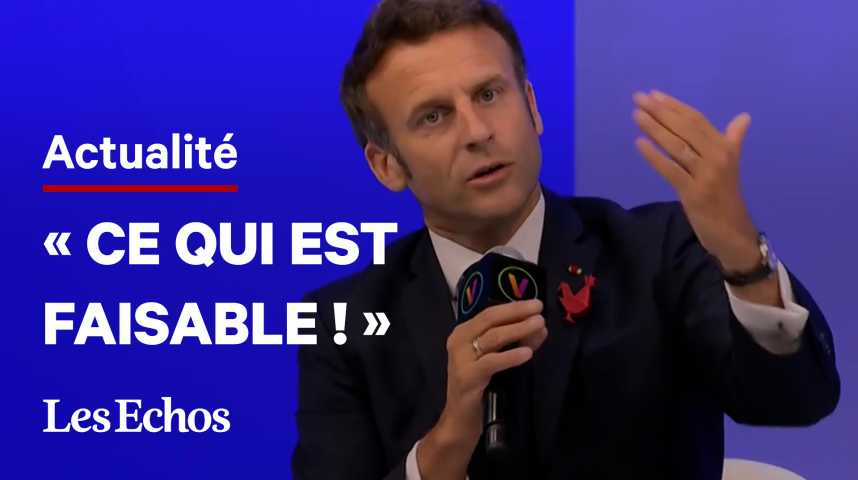 Illustration pour la vidéo Emmanuel Macron souhaite atteindre 100 licornes françaises en 2030