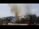 Ternois : feu de bâtiment agricole à Ambrines