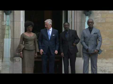Lumumba family meet with Belgian king ahead of ceremony to return father's tooth