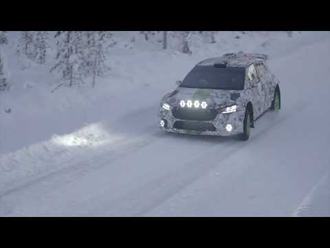 SKODA FABIA RS Rally2 - Snow Test series