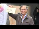 Colombia candidate Petro casts his vote in presidential election runoff