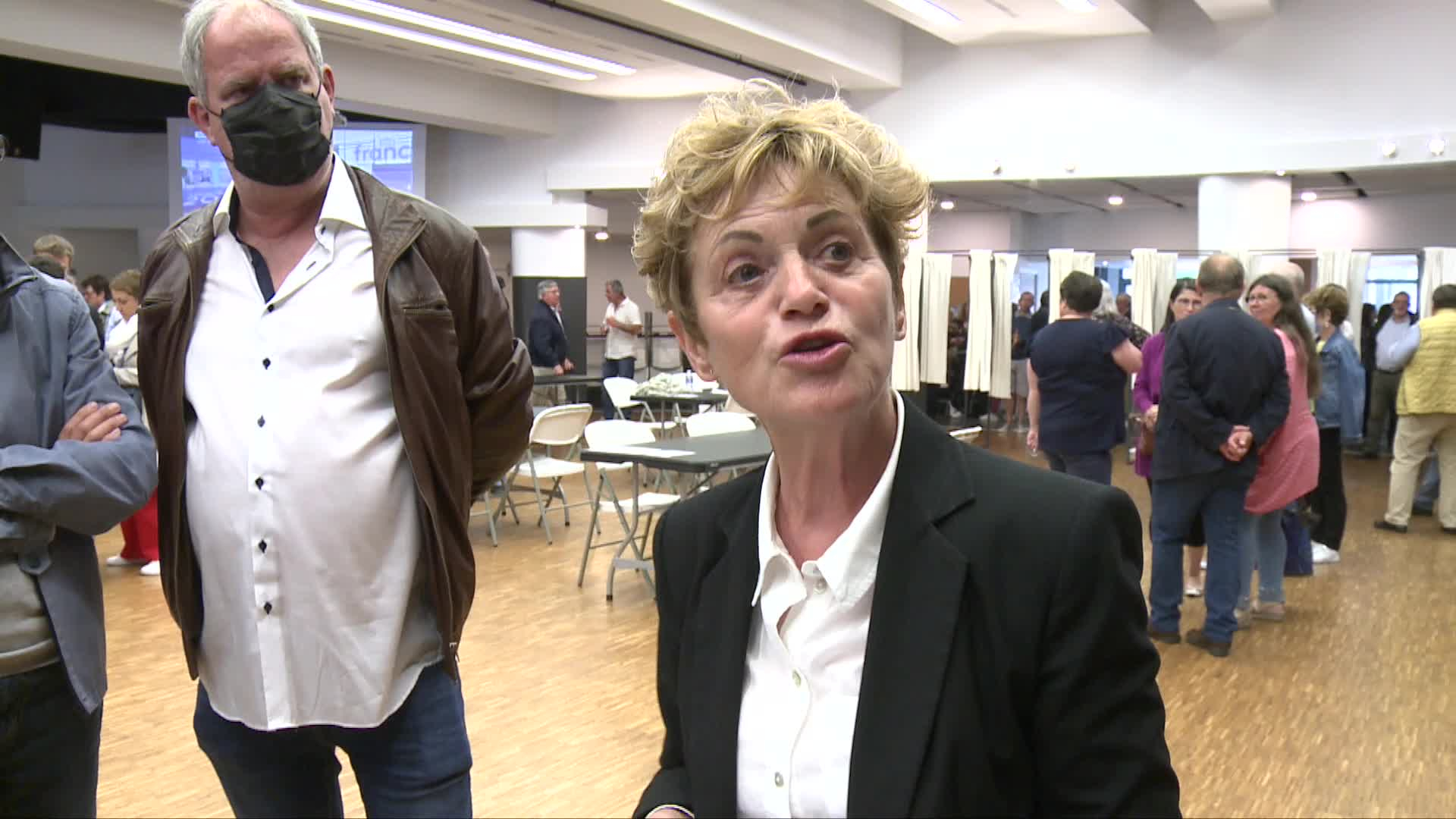Marie-madeleine Doré-Lucas, réaction au soir du second tour des élections législatives (Le Télégramme)