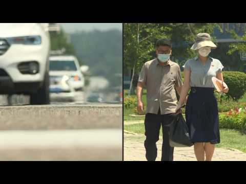 North Korean capital swelters in summer heat