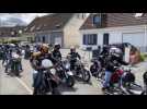 L'hommage des motards au petit Kenzo, décédé jeudi à Neuille-Saint-Rémy