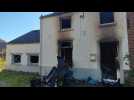 Violent incendie à Saint-Amand: une maison totalement détruite
