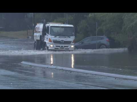 Flooded streets in Sydney suburb