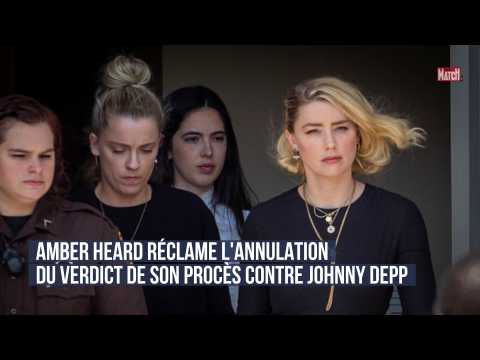 VIDEO : Amber Heard rclame l'annulation du verdict de son procs contre Johnny Depp