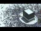 Muslim worshippers circumambulate Mecca's Kaaba for 1st hajj ritual