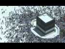 1e rite du hajj: circumambulation autour de la Kaaba de La Mecque