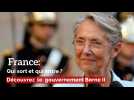 France: Qui sort et qui entre ? Découvrez le gouvernement Borne II