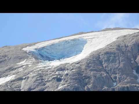 Images of Italy's Marmolada glacier in aftermath of deadly collapse