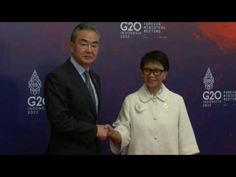 China's FM Wang Yi arrives at G20 foreign ministers' meeting