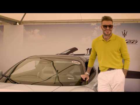 David Beckham With Maserati At Goodwood Festival Of Speed 2022