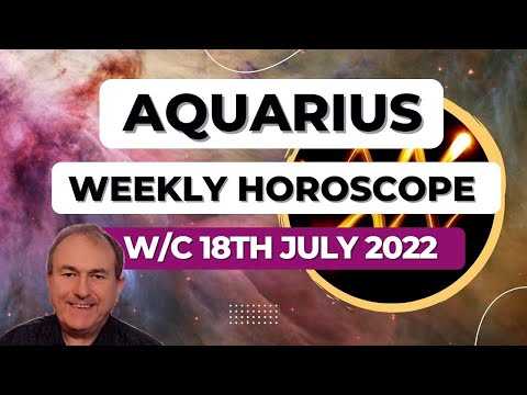 Aquarius Horoscope Weekly Astrology from 18th July 2022