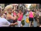 Traditional high heels race for Madrid's LGBTQ Pride