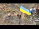 Ukrainian troops raise national flag on Snake Island in Black Sea