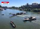VIDEO. A Angers, le sixième Régiment du Génie a présenté sur l'eau ses nouveaux véhicules blindés