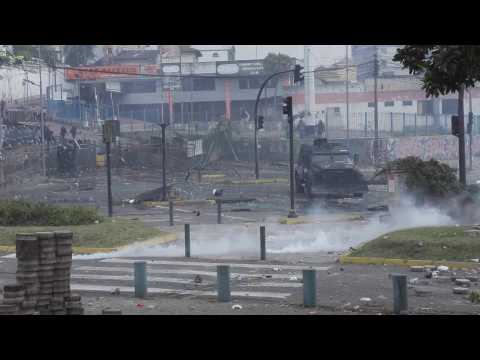 Demonstrators clash with police on day 12 of fuel price revolt in Ecuador