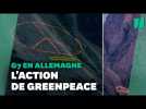 Greenpeace interpelle les dirigeants du G7 depuis les montagnes en Allemagne