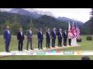 Sommet du G7: photo de famille des chefs d'Etats et de gouvernements