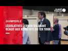 VIDÉO. Législatives 2022 : La réaction d'Erwan Balanant pour les résultats du 1er tour dans la 8e circonscription du Finistère