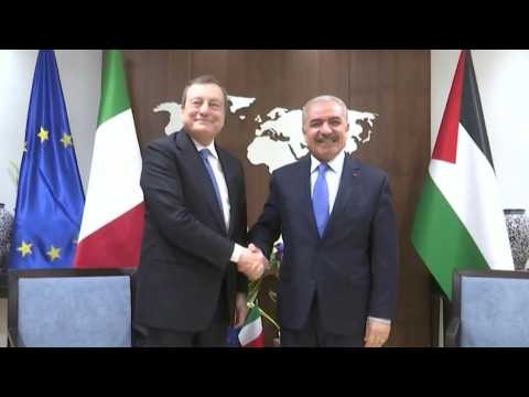 Italian PM meets with Palestinian counterpart in Ramallah