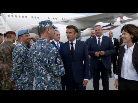 France's Macron in Romania to support troops on Ukraine's doorstep