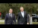 Macron meets Iohannis during Romania visit