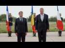 France's Macron meets Romanian President Iohannis before visiting NATO base