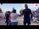 Castres Olympique : les supporters ont encouragé les joueurs avant leur départ pour Nice