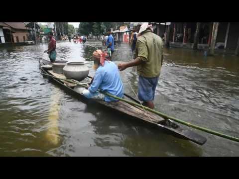 Heavy rains trigger flooding in northeast India