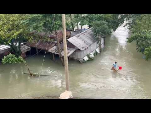 Deadly floods in Bangladesh leave millions stranded