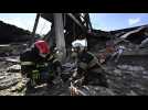 Ukraine: des habitants racontent l'attaque du centre commercial de Krementchouk