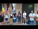 Rassemblement contre l'homophobie et pour le droit à l'avortement à Arras