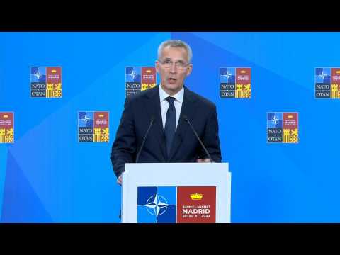 NATO chief Stoltenberg hails work done at Madrid summit