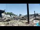 Guerre en Ukraine : les images des dégâts dans le centre commercial de Krementchouk