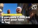Pèlerinage à la Mecque : Il parcours 7000 km à pied pour faire le hajj