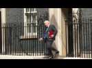 Embattled Boris Johnson leaves for Prime Minister's Questions