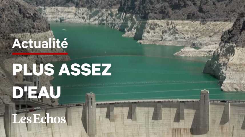 Illustration pour la vidéo La sécheresse dans l'Ouest américain menace le Colorado et le barrage Hoover